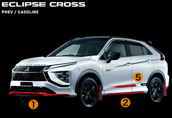 RALLIARTガーニッシュパッケージ 3点セット 純正定価5%OFF