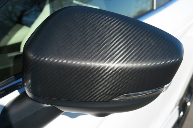 2x Carbon Fiber Replacement Side Mirror Cover For 2017-2021